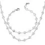 U7 Heart Charm Bracelet Stainless Steel Dainty Link Chain Dainty Jewelry Custom Initials Charm/Love Heart Bracelet for Women Girls,Length Adjustable 7-10 Inch