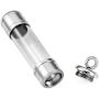 Jovivi Personalized Custom Name Stainless Steel Openable Container Tube Urn Necklace Keepsake Cremation Ashes Memorial Jewelry for Men Women