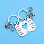 SEIRAA Inspired Quote Gifts Jewelry for Vampire Fans BFF Original Inspired Gift Youre The Elena to My Caroline Keychain