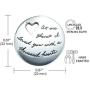 BB Becker One Glance Sterling Silver Necklace - Gift for Girlfriend/Wife, I Love You Heart Jewelry for Her, Romantic, Anniversary, Relationship, Birthday Gifts
