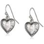 1928 Jewelry Heart Charm Earrings