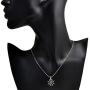 SUVANI 925 Sterling Silver CZ Cubic Zirconia Bicycle Pendant Necklace, 18 inches