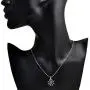 SUVANI 925 Sterling Silver CZ Cubic Zirconia Bicycle Pendant Necklace, 18 inches