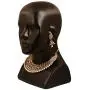 Touchstone Indian Bollywood Handcrafted Traditional Royal Mughal Kundan Polki Meenakari Enamel Colorful Wedding Designer Jewelry Long Necklace Set in Gold and Silver Tone for Women.
