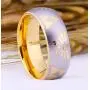 Cloud Dancer Free Custom Engraving The Legend of Zelda Ring- Crest and Triforce Ring Tungsten Carbide Wedding Bands Ring Cloud Dancer Free Custom Engraving The Legend of Zelda Ring- Crest and Triforce Ring Tungsten Carbide Wedding Bands Ring