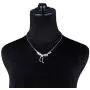 S925 Sterling Silver Choker Jewelry Dinosaur Vintage Necklace Short Necklace for Women Teens 15+3‘’ S925 Sterling Silver Choker Jewelry Dinosaur Vintage Necklace Short Necklace for Women Teens 15+3‘’