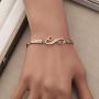 CENWA Sisters by Marriage Friends by Choice Bracelet Best Sisters in Law Gift Maid of Honor Gift Wedding Bracelet Gifts for Besties