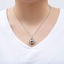 zeqingjw Soccer Ball Cremation Jewelry Necklace for Ashes for Men,Stainless Steel Football Memorial Keepsake Urn Pendant for Boys