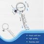 HN HNHB Long Distance Relationship Keychain I Love You to The Death Star & Back Gift Boyfriend Girlfriend Dad Mom Husband Wife Fiance Fiancee