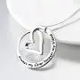 S925 Sterling Silver Always My Sister Forever My Friend Love Heart Pendant Necklace Bff Gift for Women Teen Girls S925 Sterling Silver Always My Sister Forever My Friend Love Heart Pendant Necklace Bff Gift for Women Teen Girls