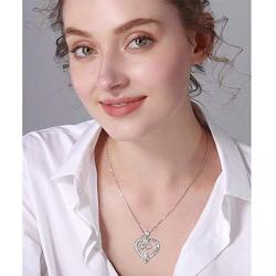 Inspirational Jewelry Sterling Silver She Believed She Could So She Celtic Did Love Heart Necklace,18''