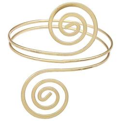 ALoveSoul Adjustable Gold Upper Arm Jewelry Cuff Bracelet Armlet Armband Bangle