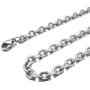 INBLUE Anchor Necklace for Men Women Boys Girls Stainless Steel Pendant Sailor Nautical Navy Anchor Cross Style Jewelry Friends Birthday Gift with 23 Inches Chain