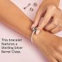 Pandora Jewelry Iconic Moments Snake Chain Charm Sterling Silver Bracelet, 6.3''