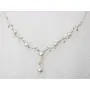 Faship Gorgeous CZ Crystal Freshwater Pearls Floral Necklace Earrings Set Faship Gorgeous CZ Crystal Freshwater Pearls Floral Necklace Earrings Set