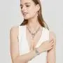 EVER FAITH Rhinestone Crystal Bridal Art Deco Floral Wave Teardrop Necklace Earrings Bracelet Jewelry Set
