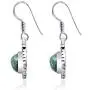 Blue Amazonite, Red Zoisite 4 Ct Round 925 Sterling Silver Dangle Earrings Christmas Gifts For Women By Orchid Jewelry Blue Amazonite, Red Zoisite 4 Ct Round 925 Sterling Silver Dangle Earrings Christmas Gifts For Women By Orchid Jewelry