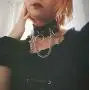 Xjoyous PU Leather Choker Collar Necklace, Vintage Gothic Punk Rock Rivet Necklace for Women and Girls Accessory Xjoyous PU Leather Choker Collar Necklace, Vintage Gothic Punk Rock Rivet Necklace for Women and Girls Accessory