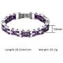 Gorntmoot 316L Stainless Steel Bicycle Bracelet Heavy Motorcycle Bicycle Link Chunky Chain Bracelets 8.66 inch