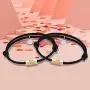Mutual Attraction Rope Braided Couple Bracelets Charm Pendants with Magnetic Bells 2 PCS Gift Jewelry Set for Women Men … Mutual Attraction Rope Braided Couple Bracelets Charm Pendants with Magnetic Bells 2 PCS Gift Jewelry Set for Women Men …
