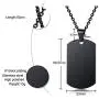 VNOX Personalized Jewelry for Dad to My Dad Stainless Steel Dog Tag Pendant Necklace for Dad from Daughter, Son, Wife