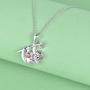 LUHE Elephant/Unicorn/Sloth/Owl Sterling Silver Cute Animal Necklace Good Luck Animal Pendant Holiday Jewelry Gift for Girls Teens Women Lover