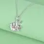 LUHE Elephant/Unicorn/Sloth/Owl Sterling Silver Cute Animal Necklace Good Luck Animal Pendant Holiday Jewelry Gift for Girls Teens Women Lover