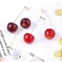 JoJo Bizarre Adventure Cherry Earrings - Kakyoin Drop Earrings - Best Gifts For Women and Girls