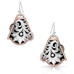 Montana Silversmiths Dusky Wildflower Earrings