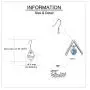 Faith Earrings 925 Sterling Silver with Simulated Birthstone Faith Jewelry Gift for Women Faith Earrings 925 Sterling Silver with Simulated Birthstone Faith Jewelry Gift for Women