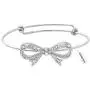 MANZHEN 3 Colors Expandable Bowknot Cuff Bangle Bracelets Bridesmaid Gift
