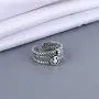kelistom Silver Smile Face Open Ring for Women Men Adjustable Wide Smiling Statement Ring Fashion Party Jewelry kelistom Silver Smile Face Open Ring for Women Men Adjustable Wide Smiling Statement Ring Fashion Party Jewelry