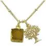 Rosemarie Collections Womens Druzy Stone and Tree of Life Pendant Necklace and Earring Set Rosemarie Collections Womens Druzy Stone and Tree of Life Pendant Necklace and Earring Set