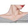 GemsChest 925 Sterling Silver Childrens Ballerina Necklace Jewelry Cubic Zirconia Ballet Slippers Shoes Necklace for Teen & Dancer 18''