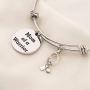 Mom of a Warrior Bracelet Inspirational Cancer Awareness Motivation Gifts