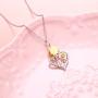 Sterling Silver You were My Sunshine Sunflower Urn Cremation Memorial Pendant Necklace for Ashes for Women