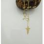 MANZHEN Medicine Stethoscope Caduceus Lariat Necklace for Doctor Nurse