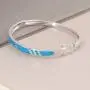 CiNily 14K White Gold Plated Opal Bangle Bracelet for Women Teen Girls,Hypoallergenic Jewelry Gift Gemstone Bangle Bracelet 8.26 inch CiNily 14K White Gold Plated Opal Bangle Bracelet for Women Teen Girls,Hypoallergenic Jewelry Gift Gemstone Bangle Bracelet 8.26 inch