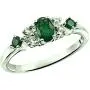 RB Gems Sterling Silver 925 Ring Genuine Gems (Emerald, Pink Tourmaline, Ruby, Sapphire) Rhodium-Plated Finish RB Gems Sterling Silver 925 Ring Genuine Gems (Emerald, Pink Tourmaline, Ruby, Sapphire) Rhodium-Plated Finish