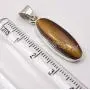 SilverStarJewel Tigers Eye tcw 8.0 Necklace Pendant 1.3'' Solid Sterling Silver Gemstone Gift SilverStarJewel Tigers Eye tcw 8.0 Necklace Pendant 1.3'' Solid Sterling Silver Gemstone Gift