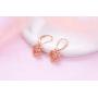 S925 Sterling Silver Heart Dangle Drop Stud Earrings for Women Girl