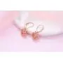 S925 Sterling Silver Heart Dangle Drop Stud Earrings for Women Girl
