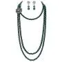 BABEYOND 1920s Gatsby Pearl Necklace Vintage Bridal Pearl Necklace Earrings Jewelry Set Multilayer Imitation Pearl Necklace with Brooch