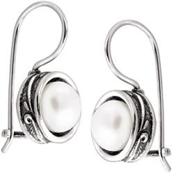 Silpada Modern Fairytale 18 mm Freshwater Cultured Pearl Drop Earrings in Sterling Silver