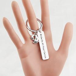 ENSIANTH Midwife Keychain Thank You Gift for Doula Nurse Jewelry New Baby Keychain
