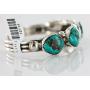 Native-Bay $500 Retail Tag Certified Authentic Silver Navajo Turquoise 12714 Made by Loma Siiva