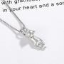 Step Forward Sterling Silver Necklace, Rings and Earrings Animal Theme Design Gift Jewelry for Woman and Girls