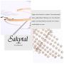 Sakytal Crystal Tassel Arm Bracelet Gold Rhinestone Arm Cuff Shining Upper Arm Bangle Bracelet Nightclub Armband for Women and Girls (Gold)