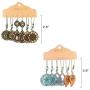 Nanafast 12 Pairs Vintage Earrings Bohemian Statement Earrings for Women Girls Retro Boho Drop Dangle Earrings Set
