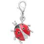 NOUMANDA Insect Jewelry Tiny Ladybug Charm for Bracelet,Necklace,Keyring